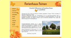 Desktop Screenshot of ferienhaus-feinen.de